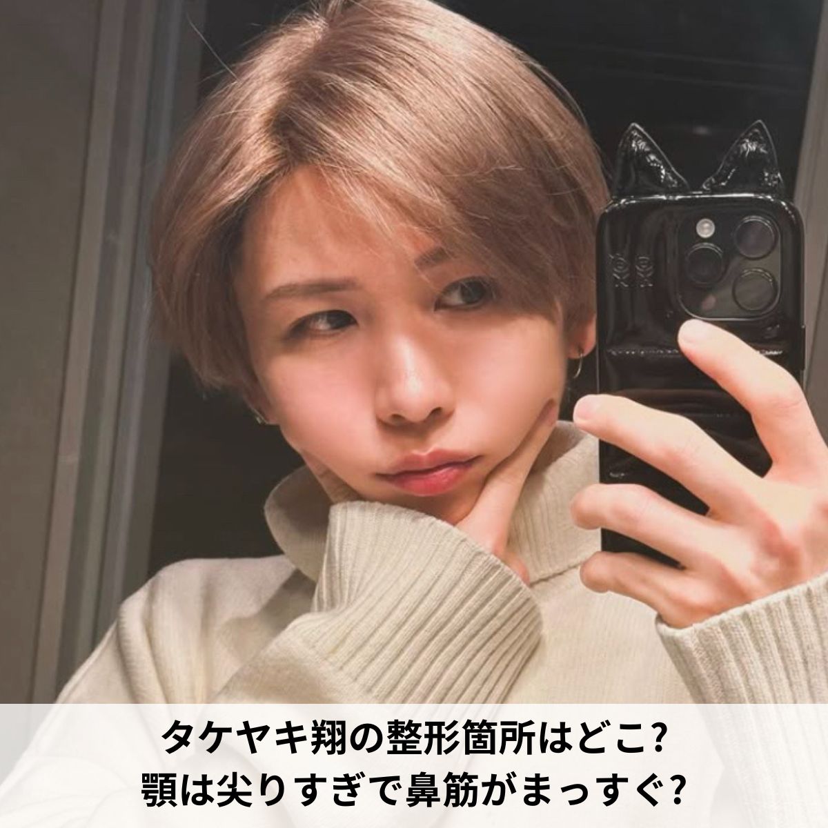 タケヤキ翔の整形箇所はどこ?顎は尖りすぎで鼻筋がまっすぐ? | トレンドリサーチ