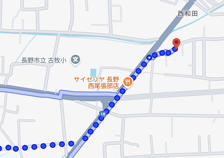 コーポAQAの地図